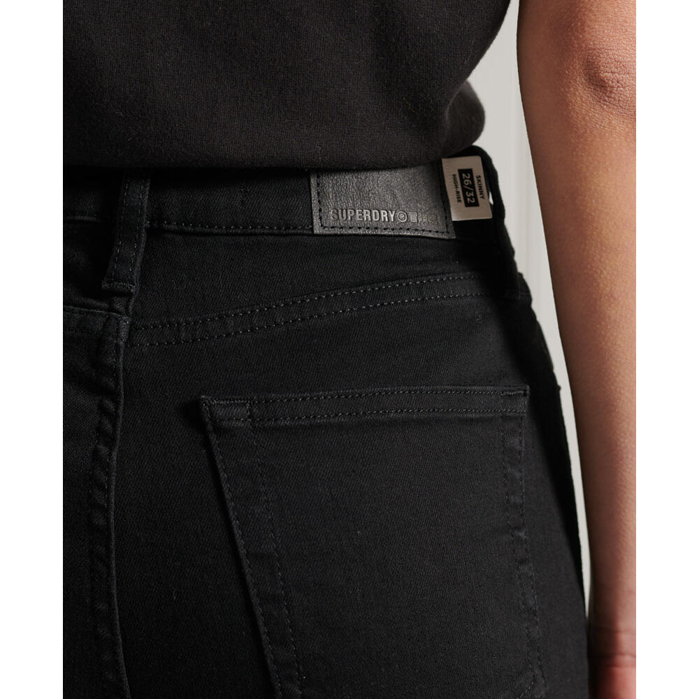 Superdry Damen Skinny Jeans Schwarz High Rise 5/5