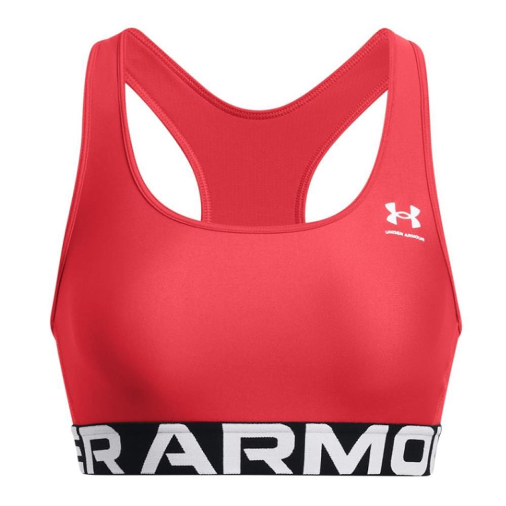 Women's Under Armour Authentics Red Sports Bra