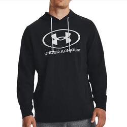 Sweat à Capuche Noir Homme Under Armour Rival Terry Graphic