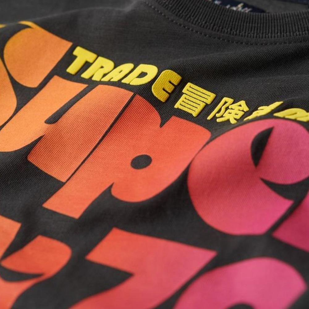 T-shirt Gris Femme Superdry  Retro Graphic 2/2