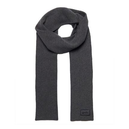 Bufanda gris Superdry Vintage Logo para mujer