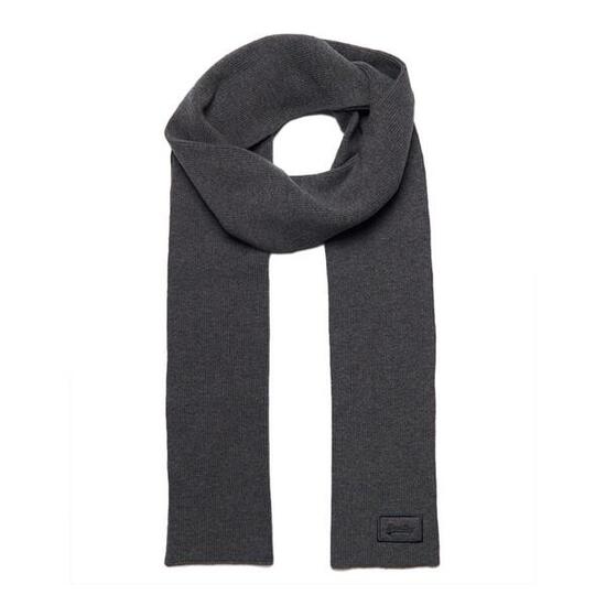 Bufanda gris Superdry Vintage Logo para mujer