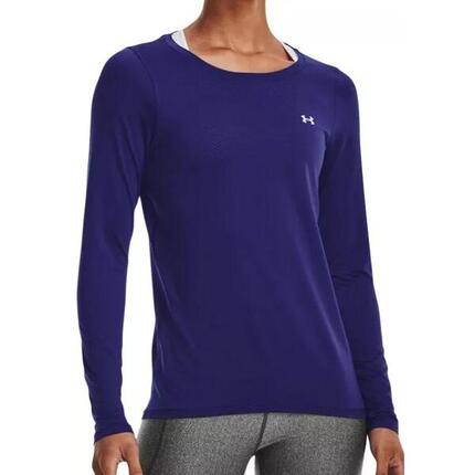 T-shirts Manches Longues Violet Femme Under Armour Armour Long Sleeve