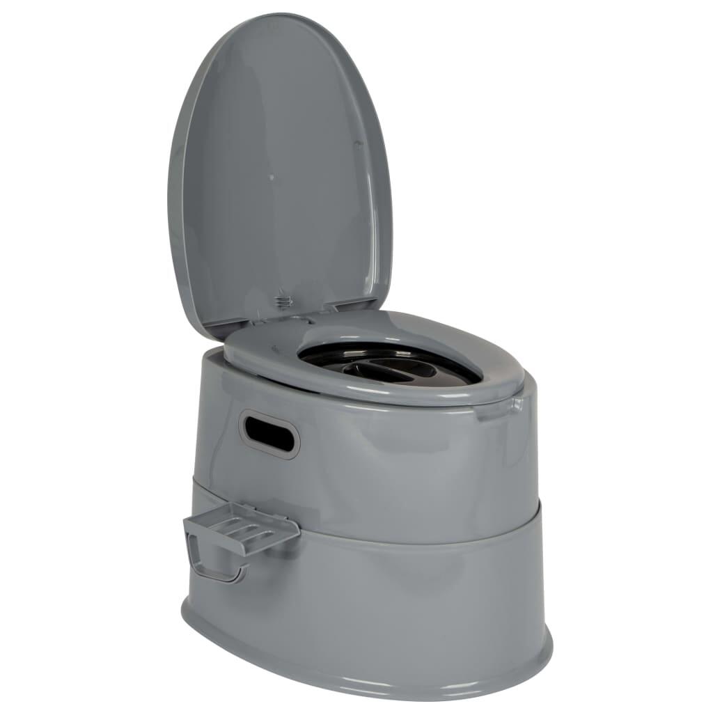 BO-CAMP Campingtoilet Draagbaar Emmer Toilet Reis Camping WC Mobiel 46cm Hoog