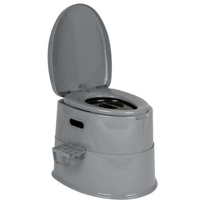 Campingtoilette Portable Eimer Toilette Reise Camping WC Mobil 46cm Hoch
