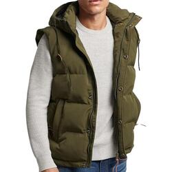 Doudoune sans manche Kaki Homme Superdry Hooded Everest