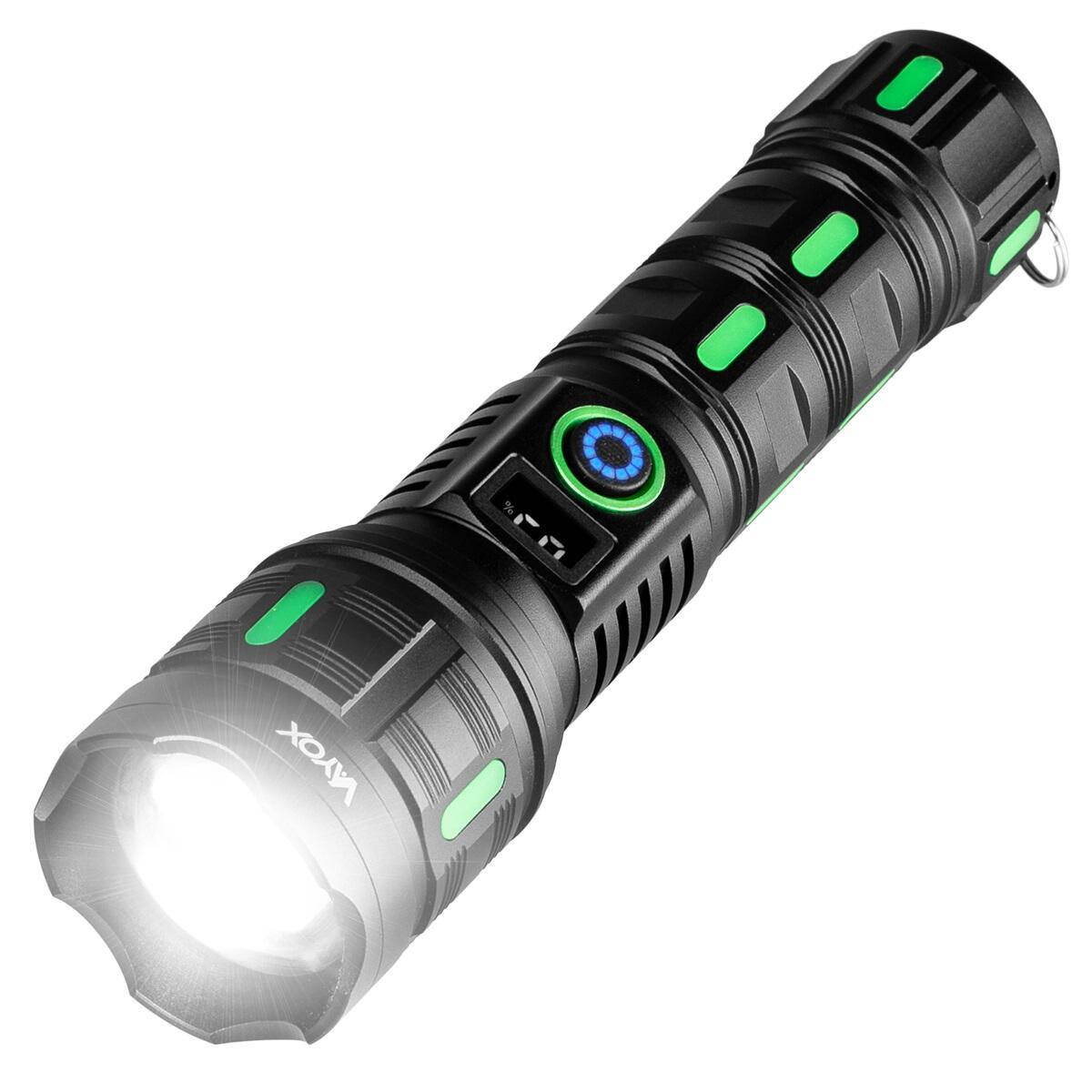 VAYOX Akumulátorová svítilna VA0365 USB-C ZOOM powerbanka 1200lm