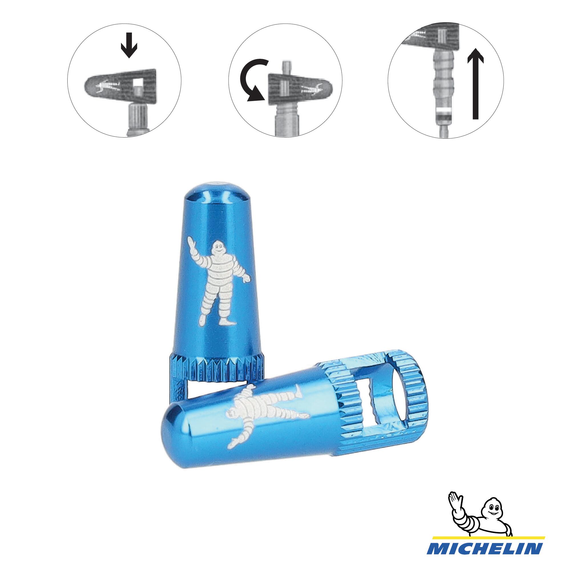 Bouchons de valves PRESTA MICHELIN Démonte-obus - Accessoire VTT, vélo de route 4/6