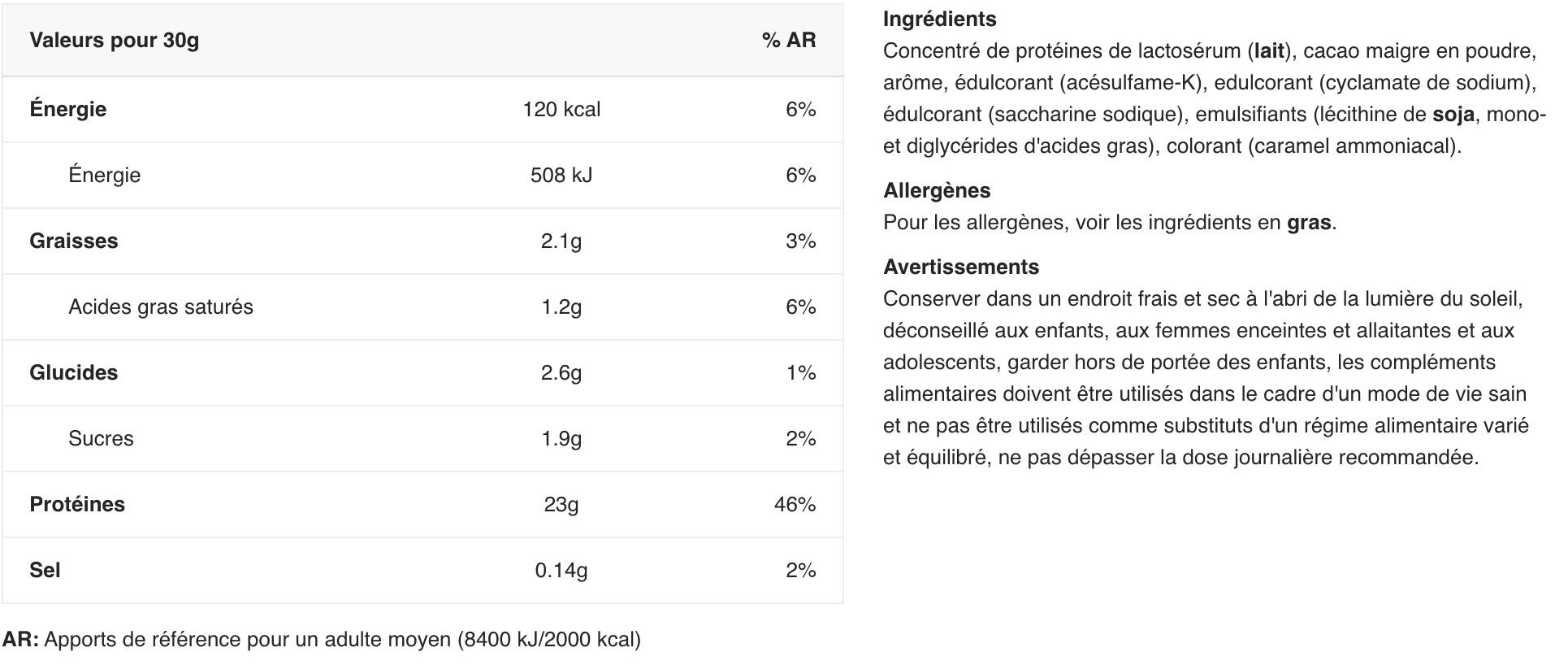 Concentrato di siero di latte - Gold Whey - Cioccolato al Latte 500g 2/7