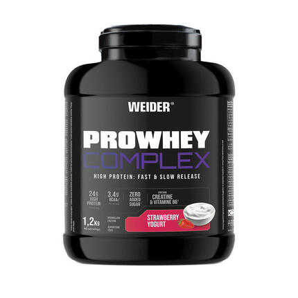 Protéine multi-sources - ProWhey Complex - Yaourt à la Fraise 1200g