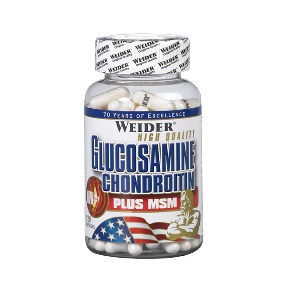Weider Glucosamine Chondroitin + MSM 120 Cápsulas