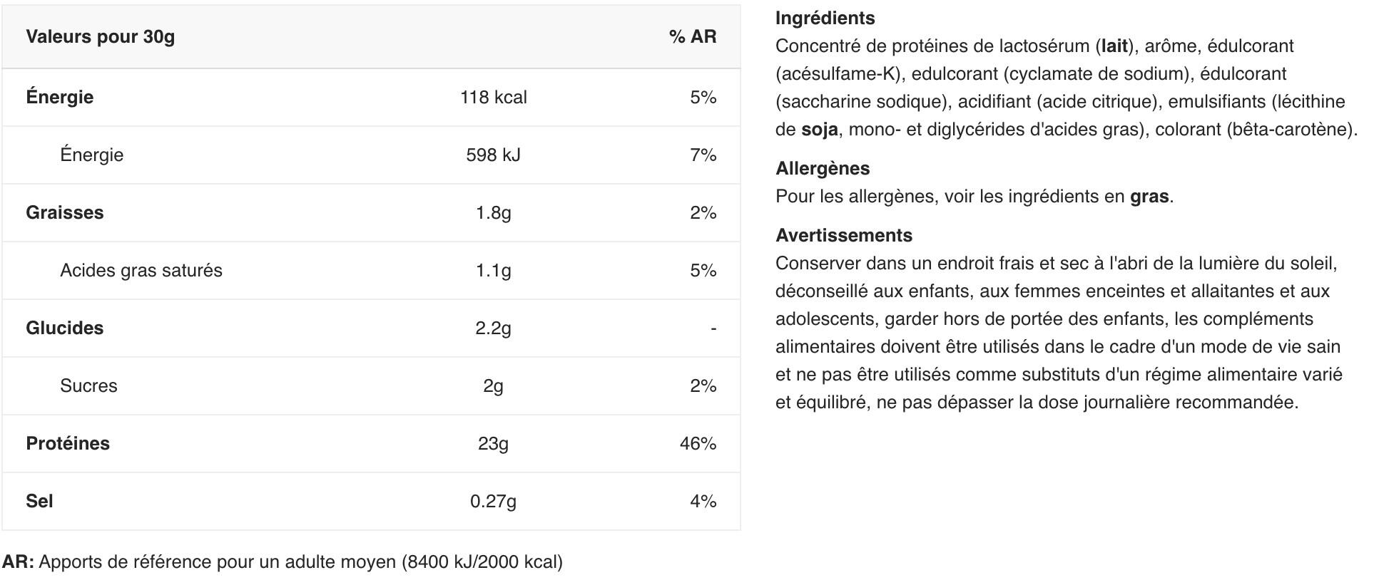 Concentrato di siero di latte - Gold Whey - Vaniglia 500g 2/6