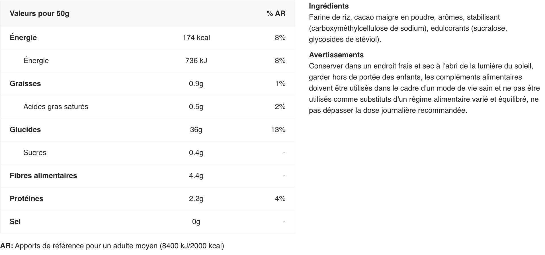 Weider - Gourmet Rice Flour 1 kg - Harina de arroz -  Sabor: Chocolate 2/3