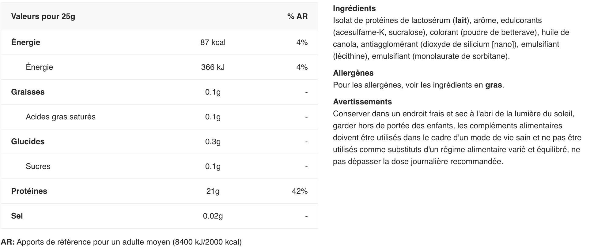 Clear whey - Clear Isolate - Anguria 500g 2/3