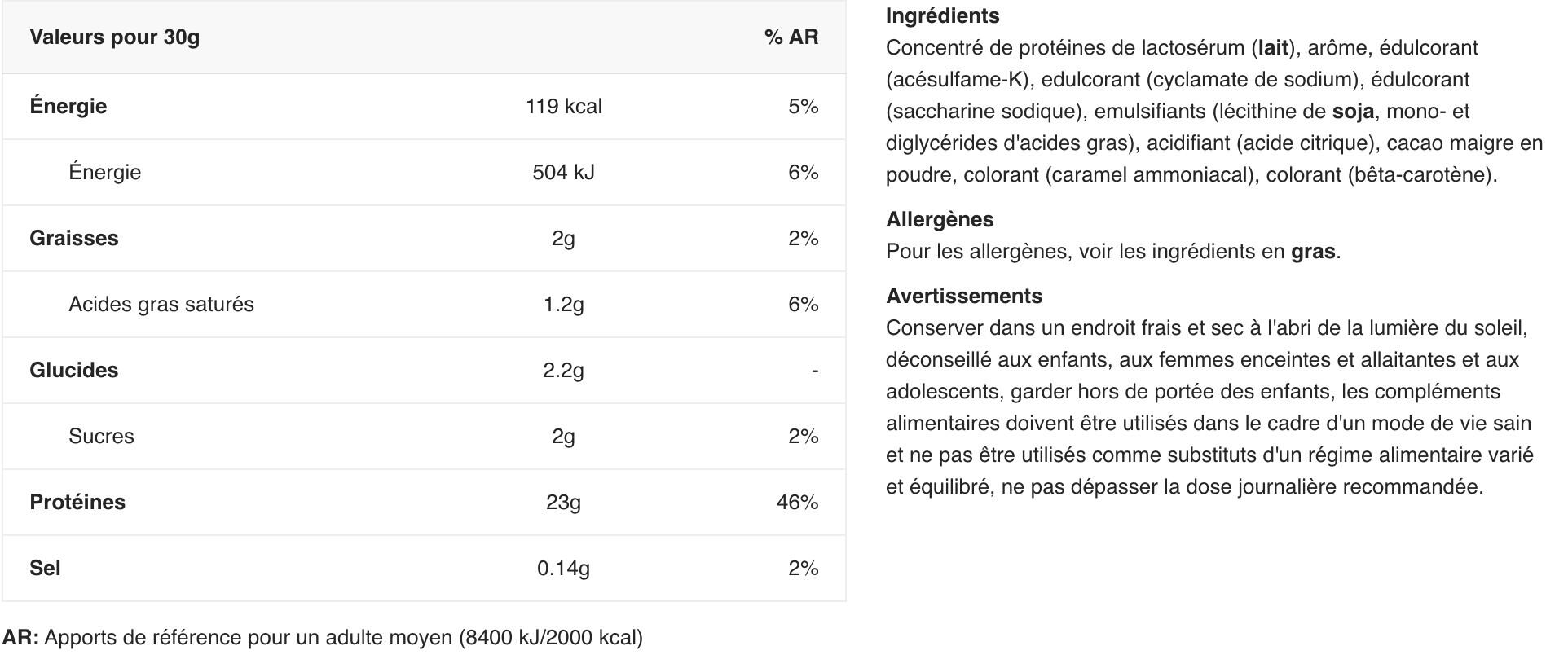Whey concentrée - Gold Whey - Banana Split 500g 2/3