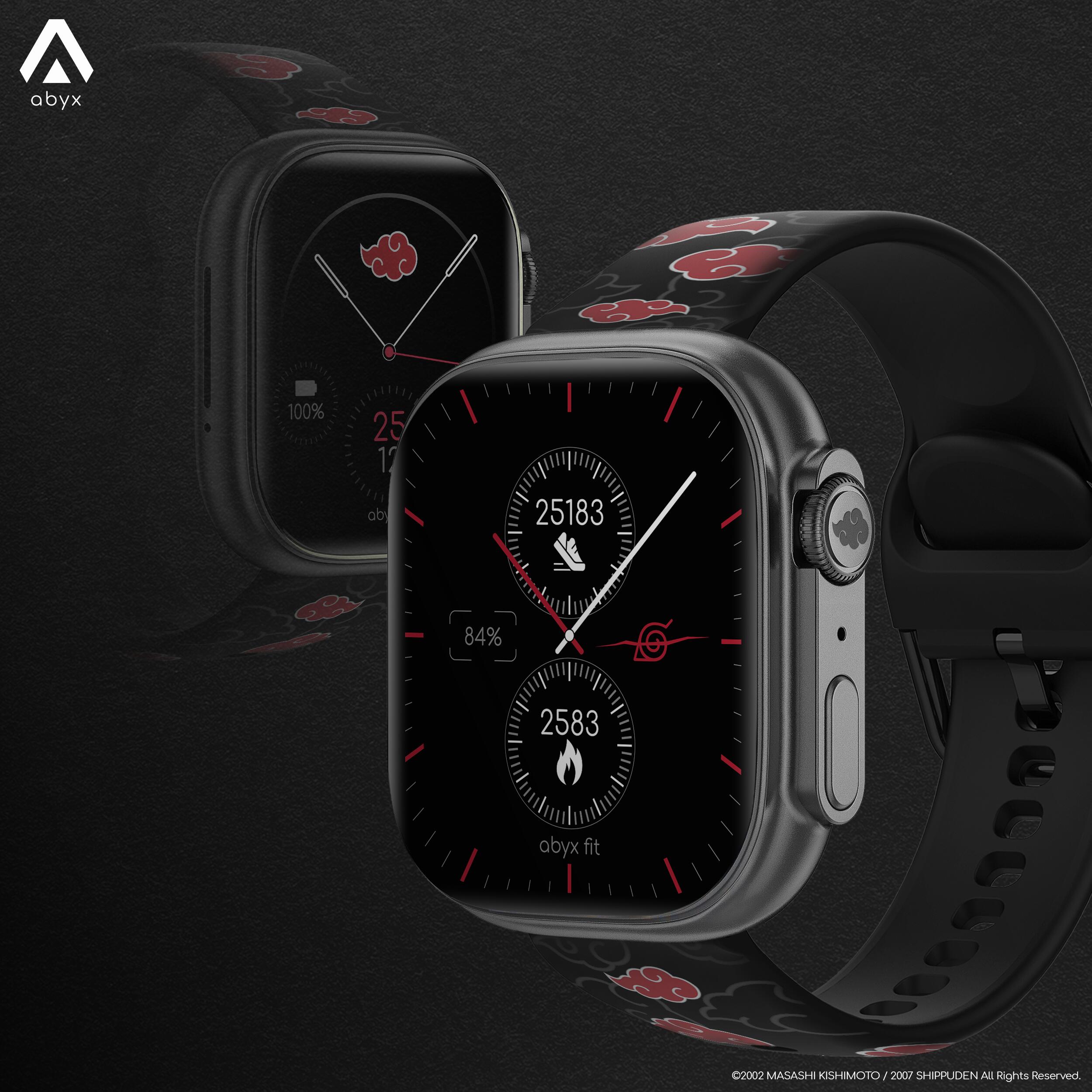 Abyx Fit Naruto Shippuden Smartwatch Pulseira – Nuvem Akatsuki 3/4