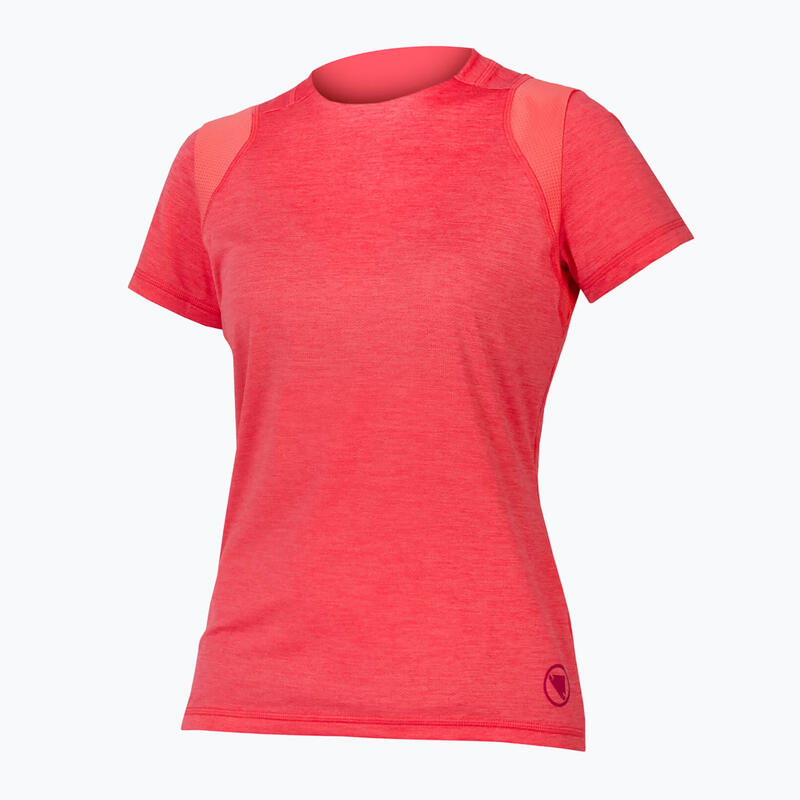 Endura Women's SingleTrack tricou ciclism manșon scurt Punch Pink M