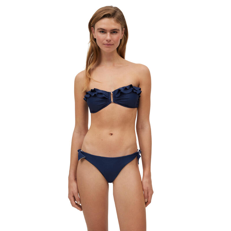 Bas de bikini brésilien avec nœud réversible