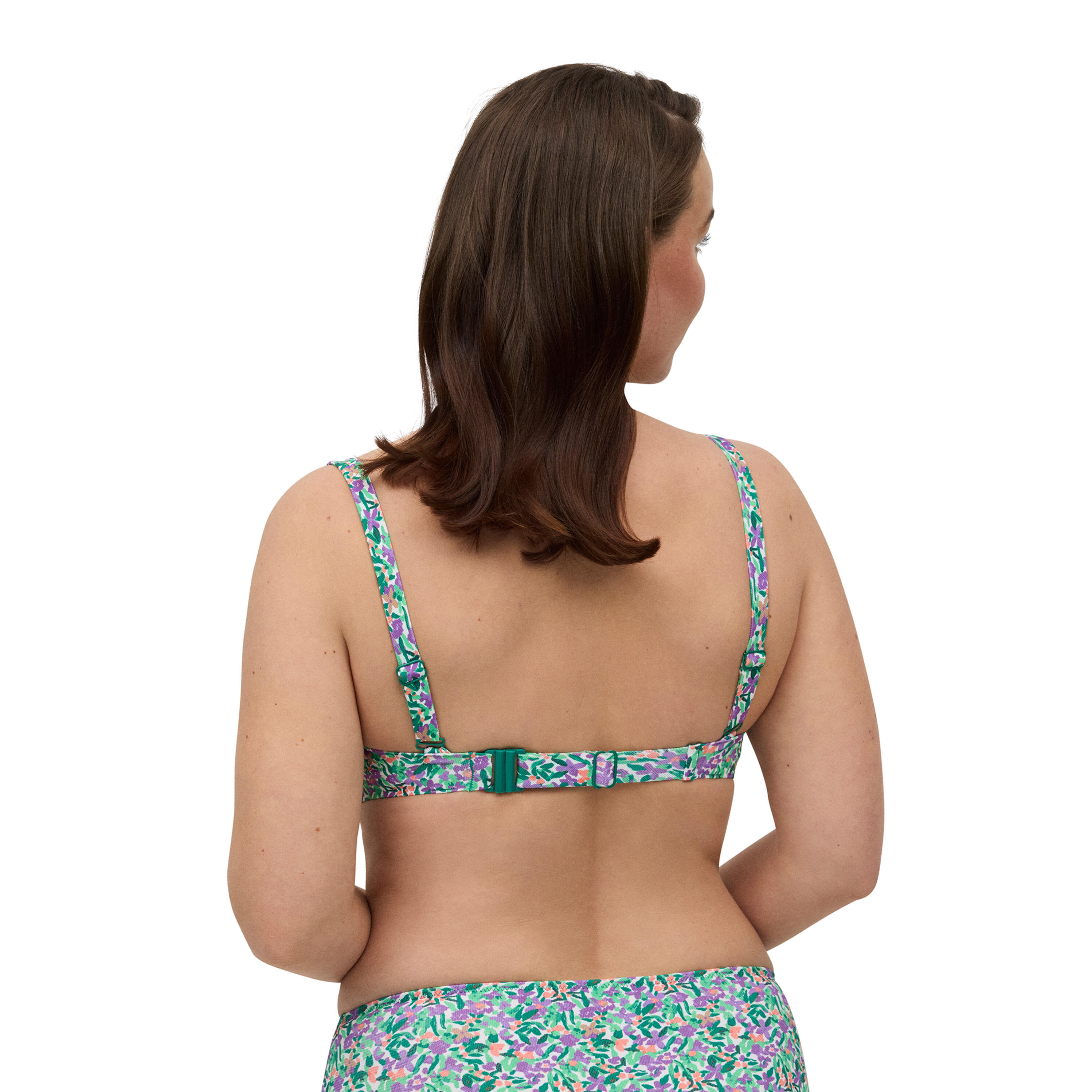 Top bikini reductor contorno regulable estampado copas C y D 2/7