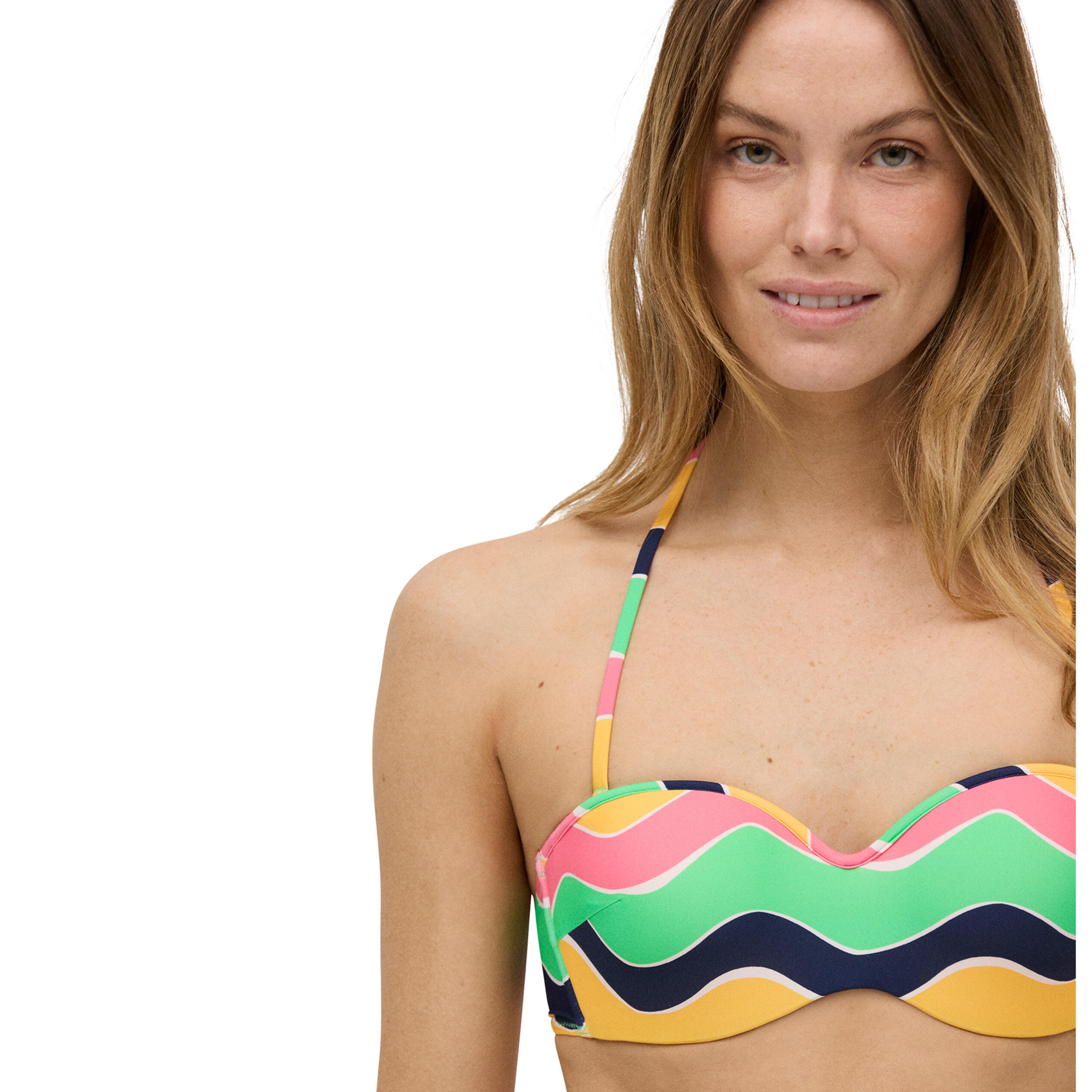 Top bikini bandeau colores copa B 5/7