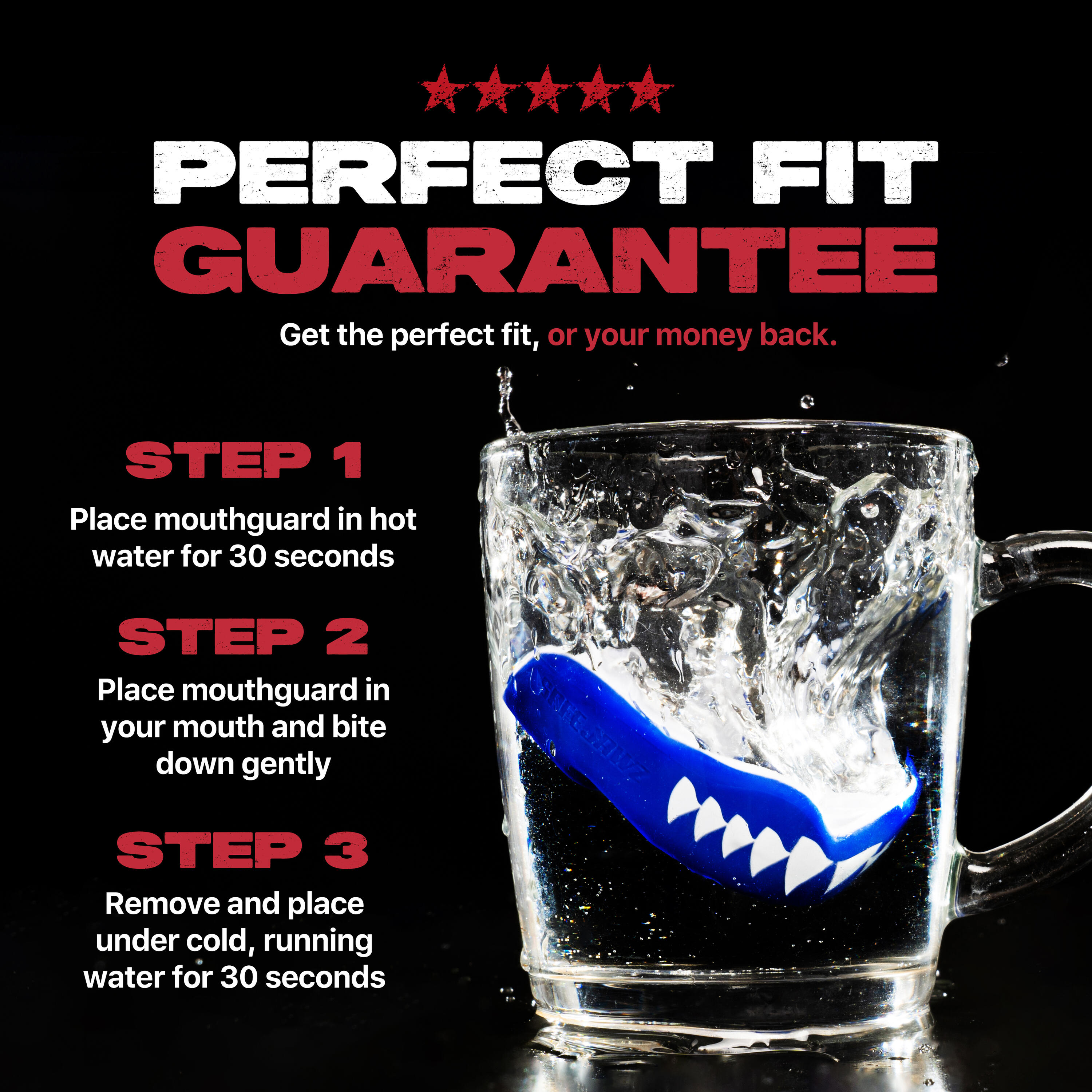 SafeJawz Dual Layer Sports Mouthguard Extro Series Adult/Junior 4/6