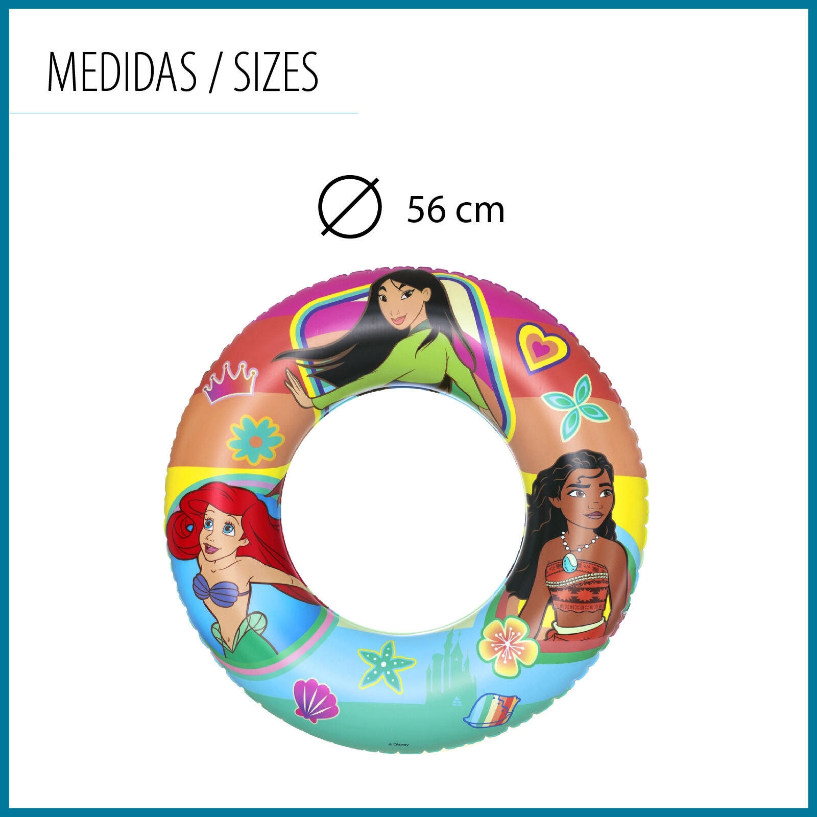 Flotador Hinchable Bestway Princesas Disney 4/5