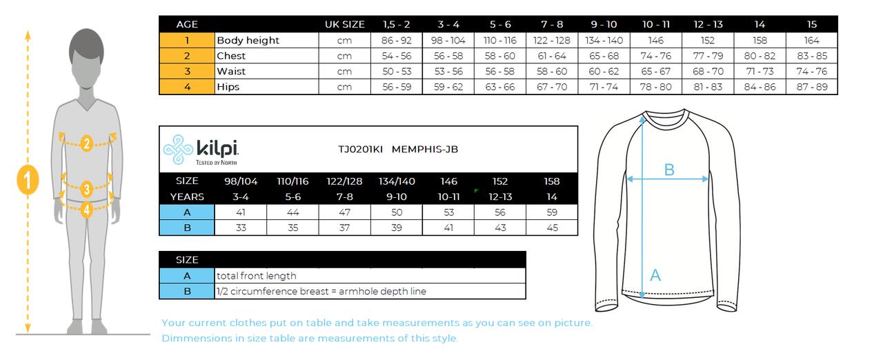 Sudadera con capucha MEMPHIS-JB niños KILPI Azul 5/5