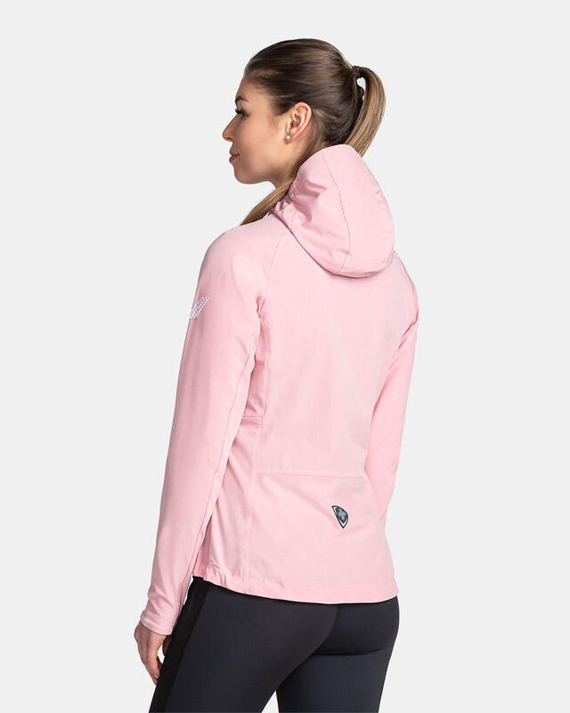 Chaqueta ligera softshell NEATRIL-W running mujer KILPI Rosa claro 2/8