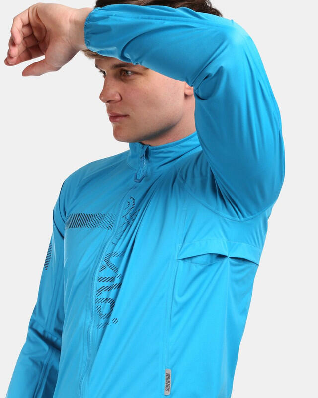 Chubasquero ciclismo RAINAR-M hombre KILPI Azul 4/7