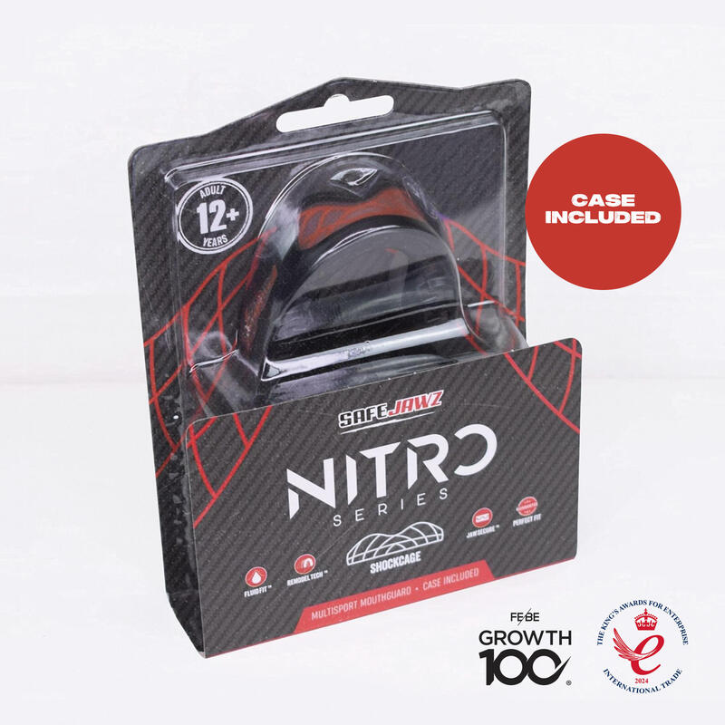 Chránič zubů Nitro Černý pro dospělé