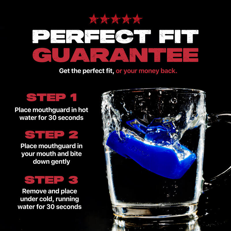 Protège dents pour adulte SafeJawz Intro Series Bleu