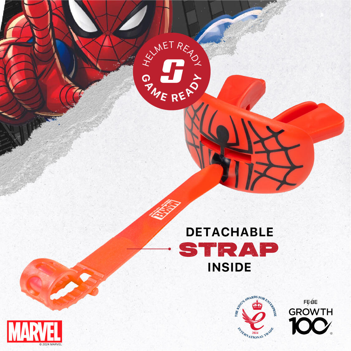 Marvel Lip Guard Sports Mouth Guard with Detachable Strap 5/7