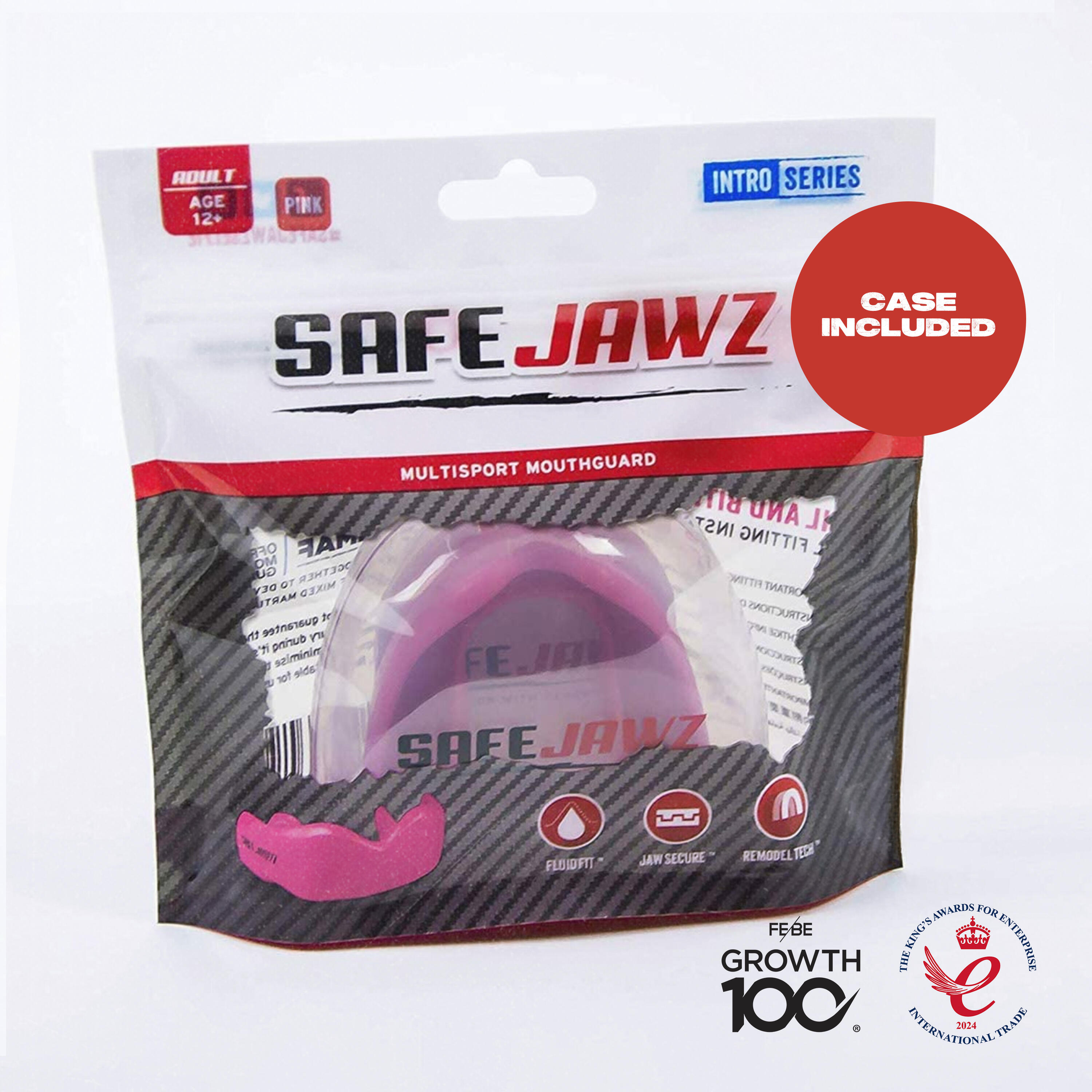 SafeJawz Sports Mouthguard Intro Series Adult/Junior 5/6