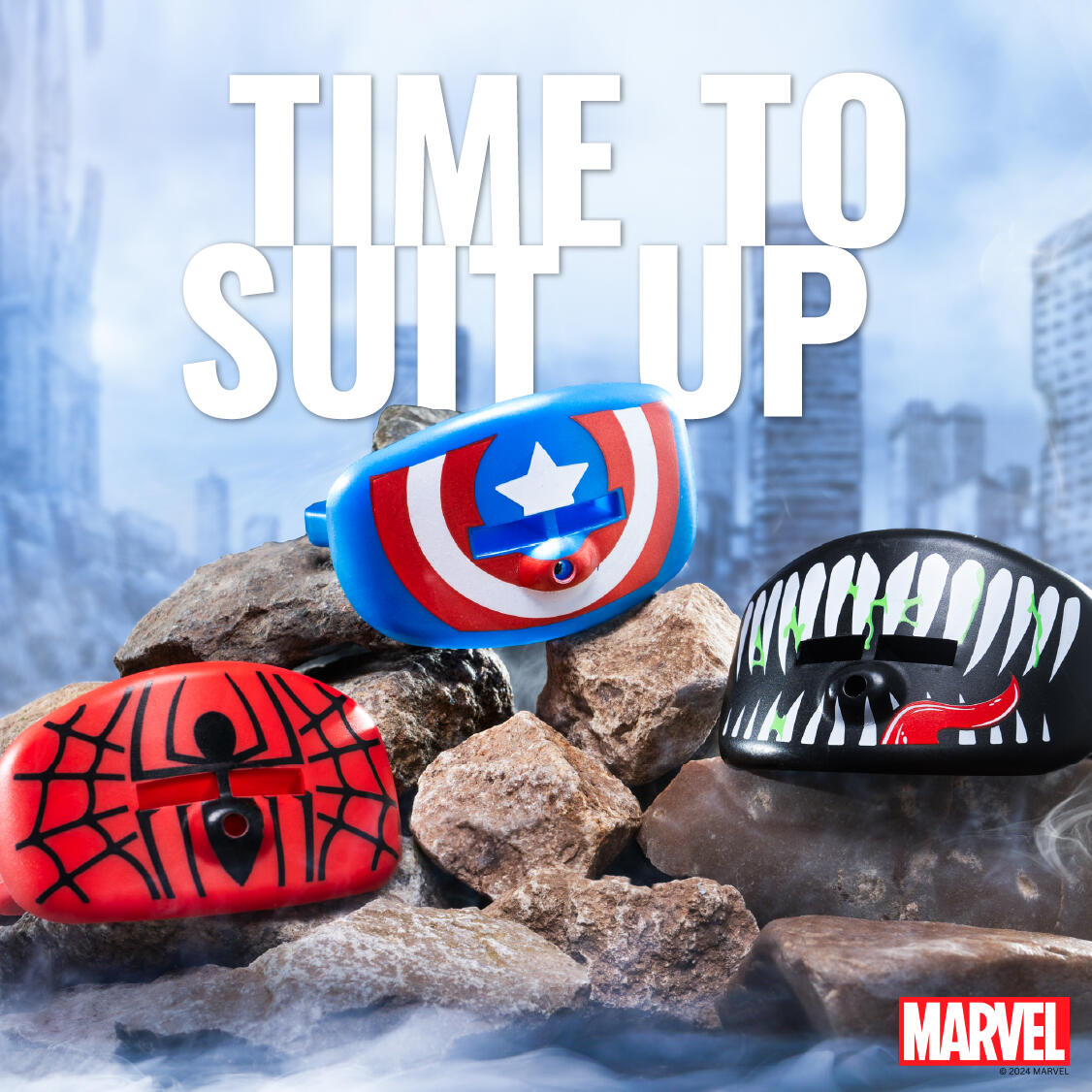 Marvel Lip Guard Sports Mouth Guard with Detachable Strap 6/7
