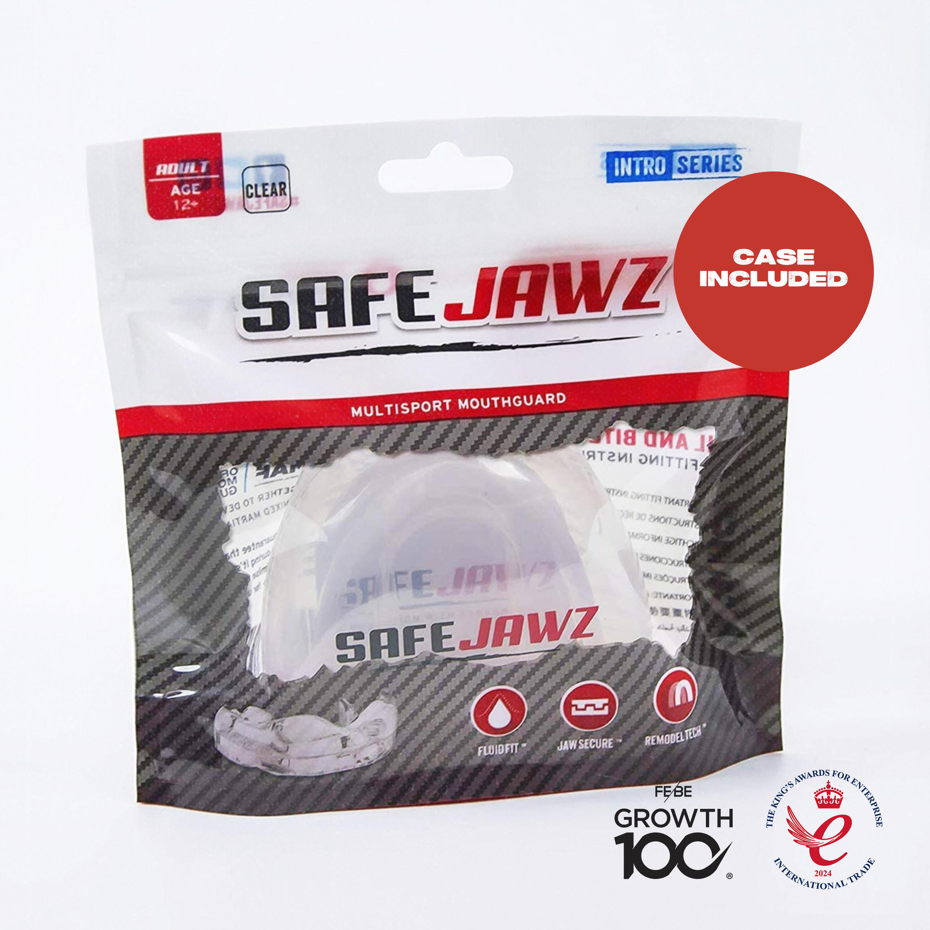 SafeJawz Sports Mouthguard Intro Series Adult/Junior 5/7