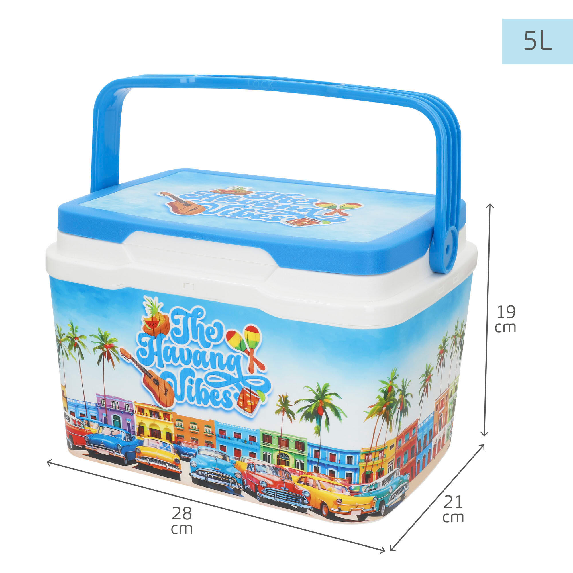 Koelbox Aktive The Havana Vibes Blauw 4/7