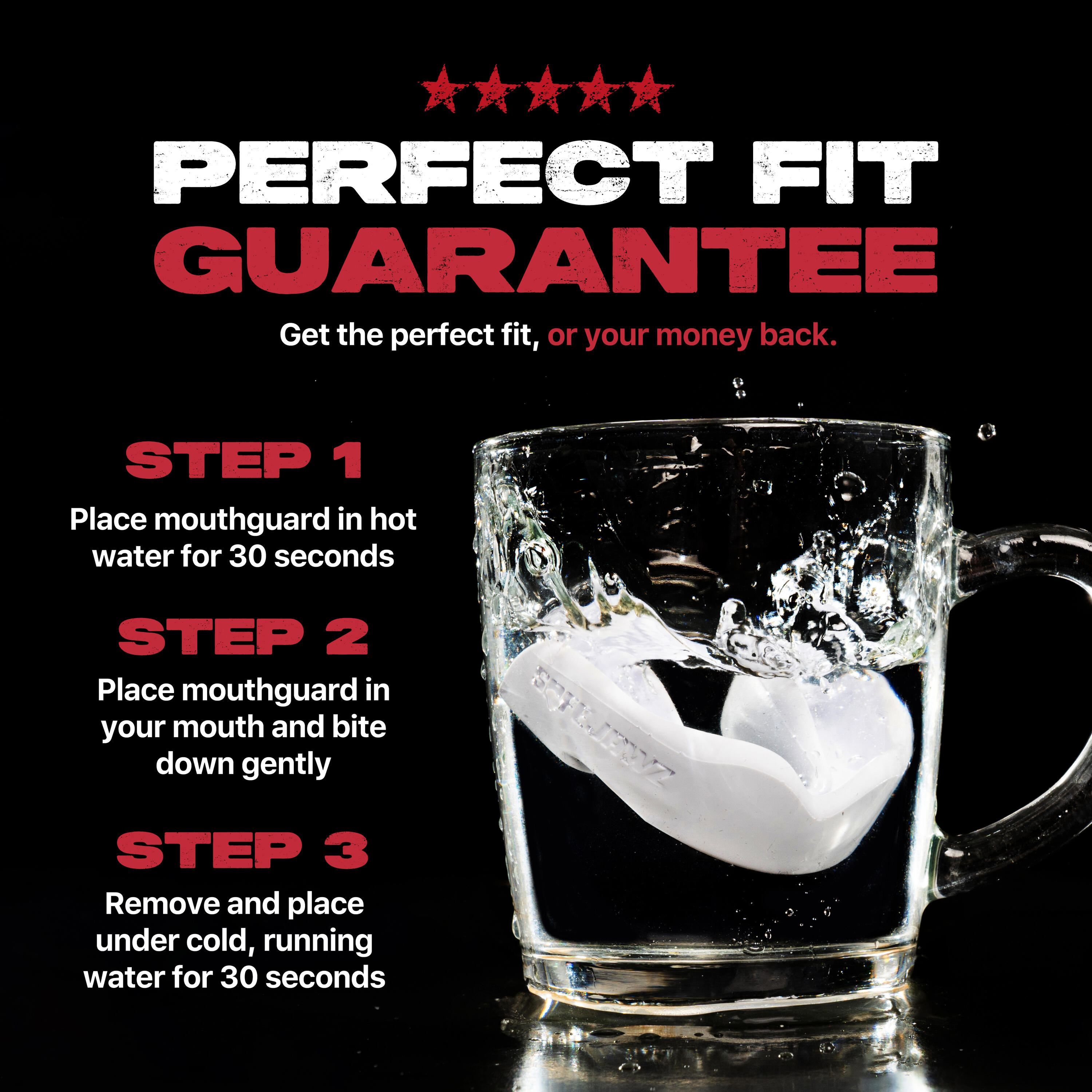 SafeJawz Sports Mouthguard Intro Series Adult/Junior 4/8