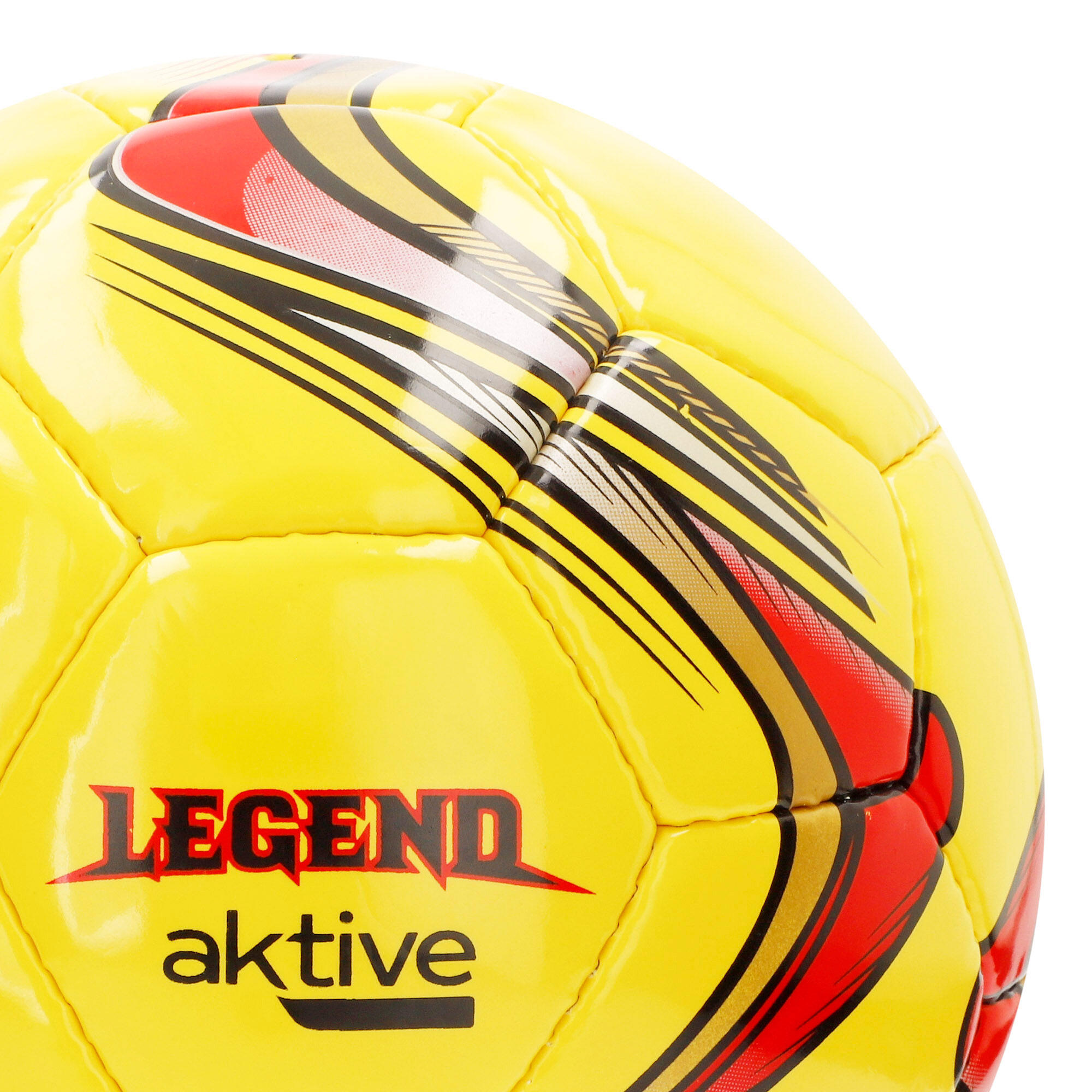 Aktive Balón fútbol cuero sintético tamaño 5 con costuras reforzadas 5/7