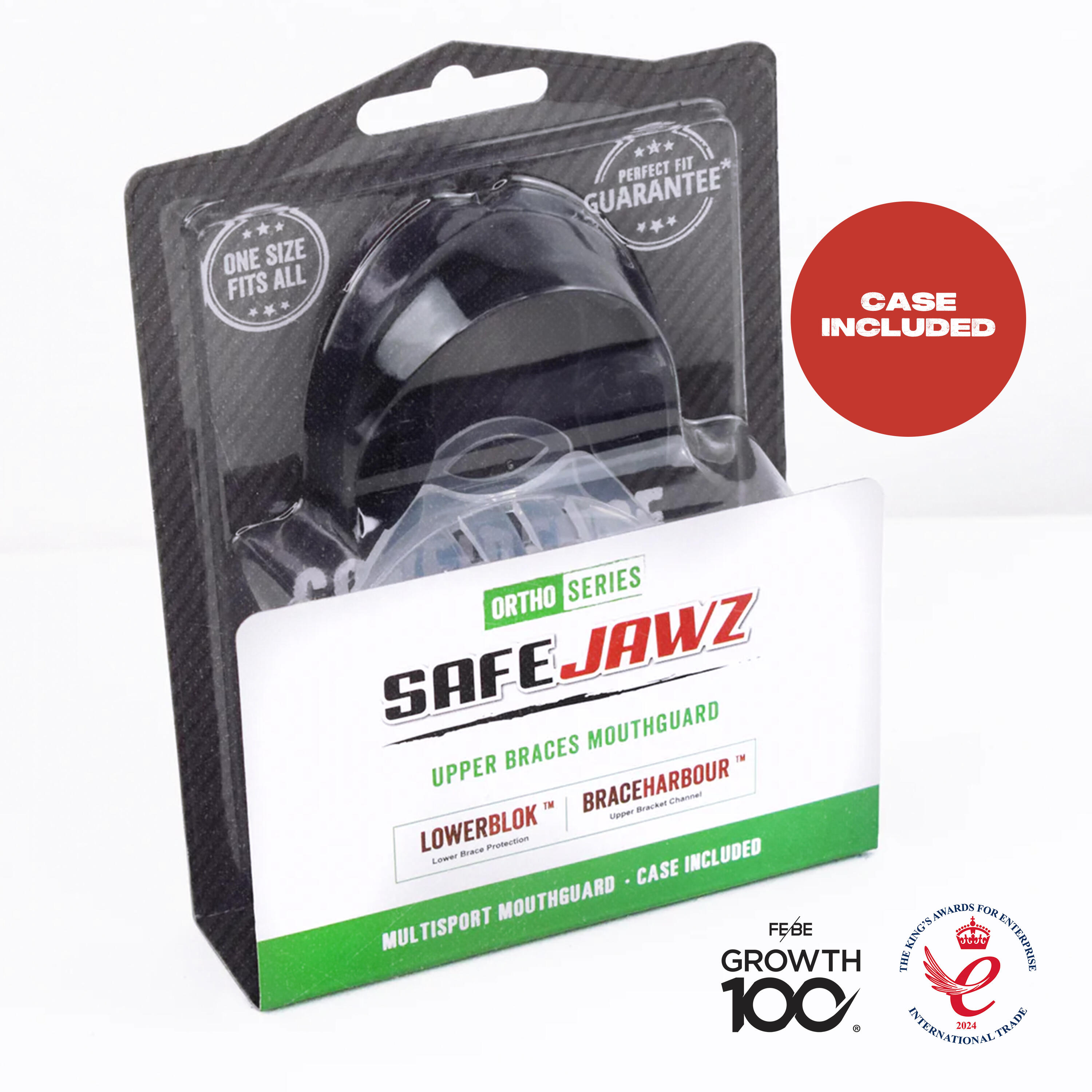 SAFEJAWZ Ortho Series Sports Mouth Guard for Braces 5/6