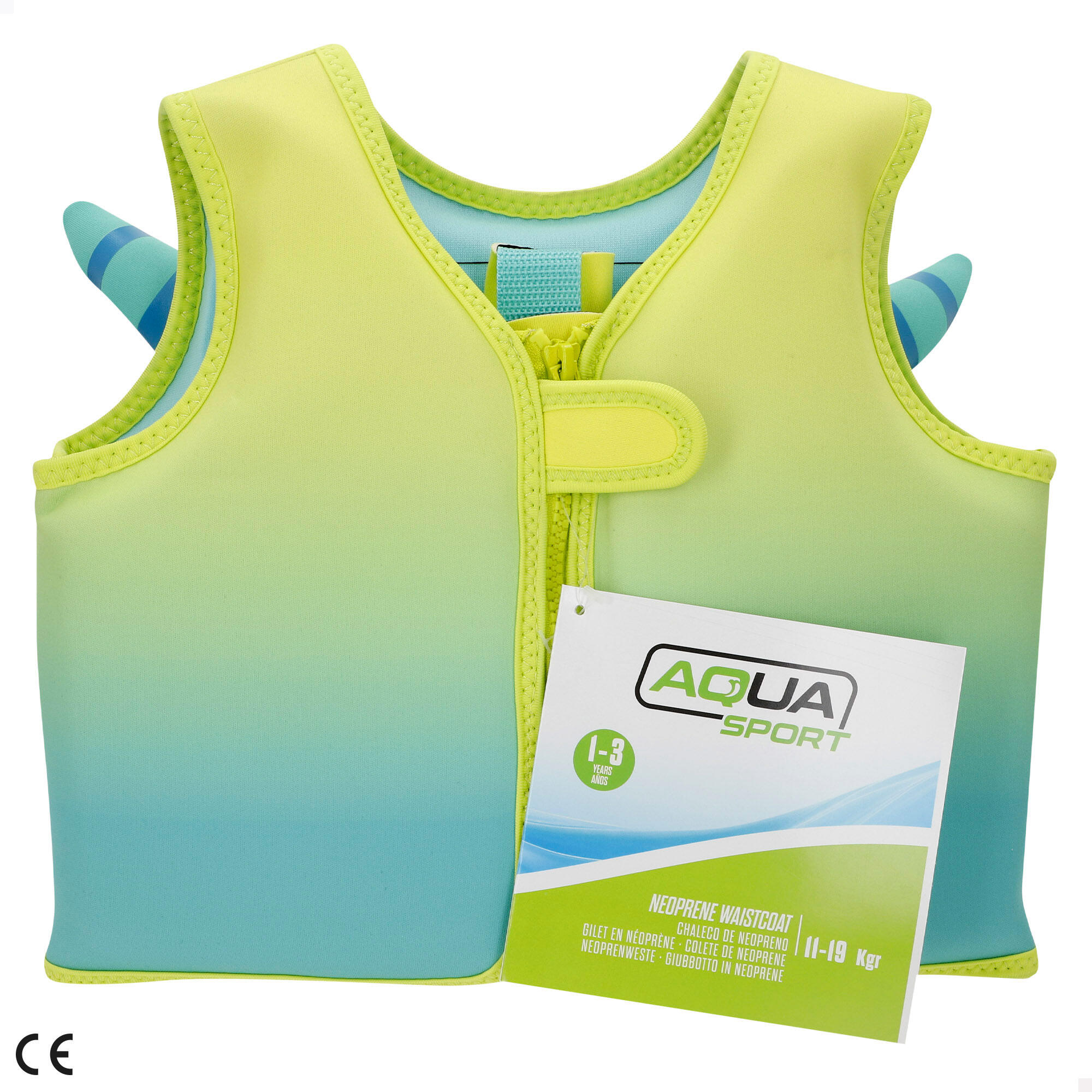 Chaleco neopreno niños flotación 1-3 años Aqua Sport 7/7