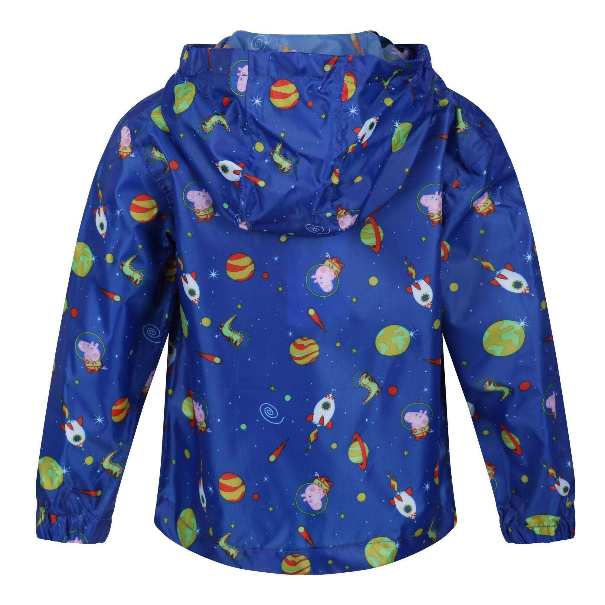 Imperméable Motif Peppa Pig Motif/style Cosmique Enfant (Bleu Mer) 2/5