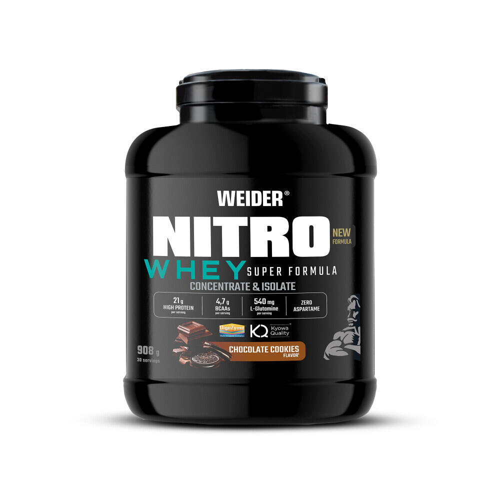 WEIDER Isolato di siero di latte - Nitro Whey Super Formula - Biscotti al Cioccolato