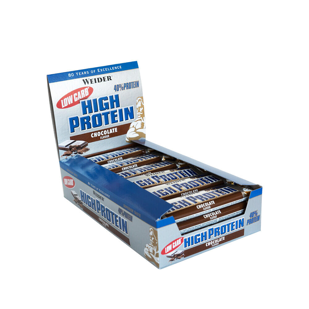 WEIDER Barrette proteiche - 40% Protein Bar Low Carb - Cioccolato