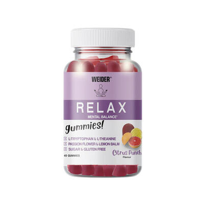 Weider relax gummies (40) citrus punch - intra- & post-workout