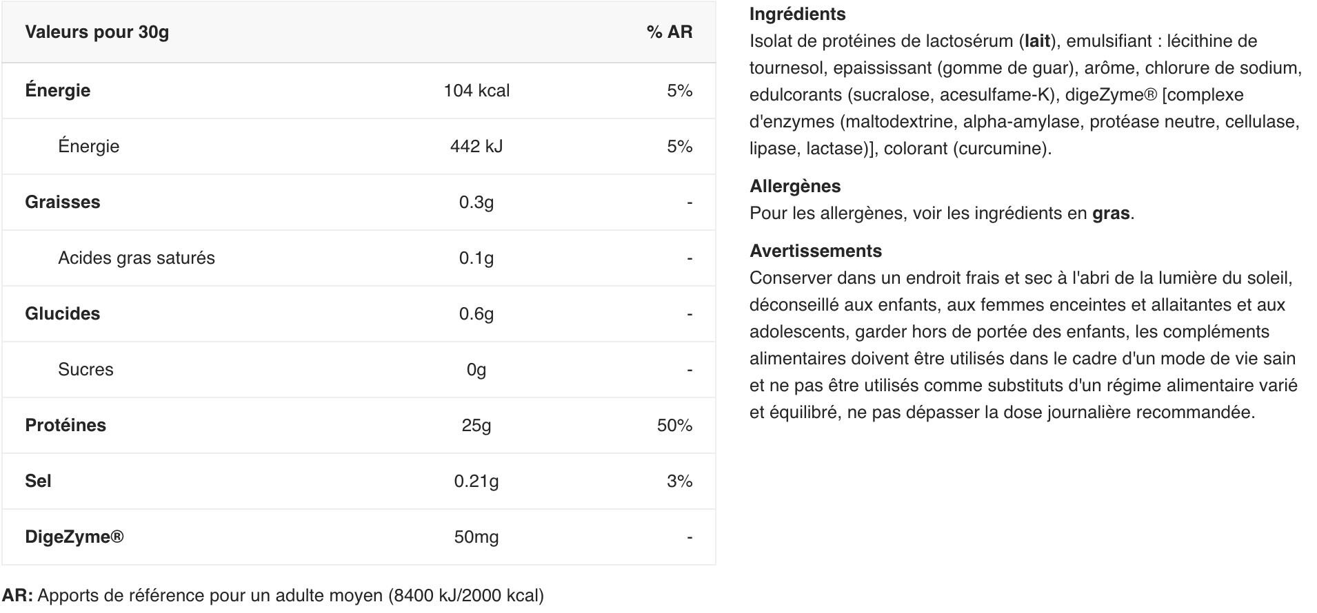 Whey isolate - Isolate Whey 100 CFM - Banane 2/7