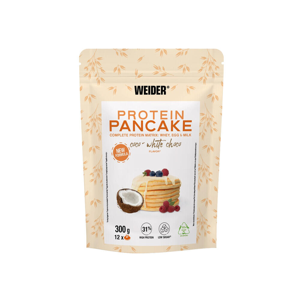 WEIDER Pancake proteico - Protein Pancake Mix - Cioccolato Bianco e Cocco