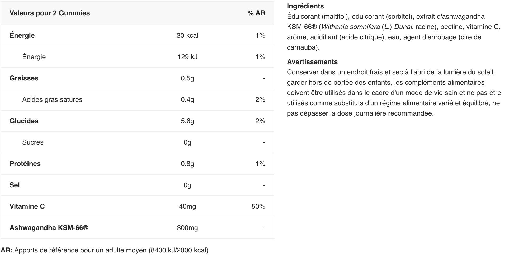 Ashwagandha 40 Gummies Laranja Doce Weider 2/4
