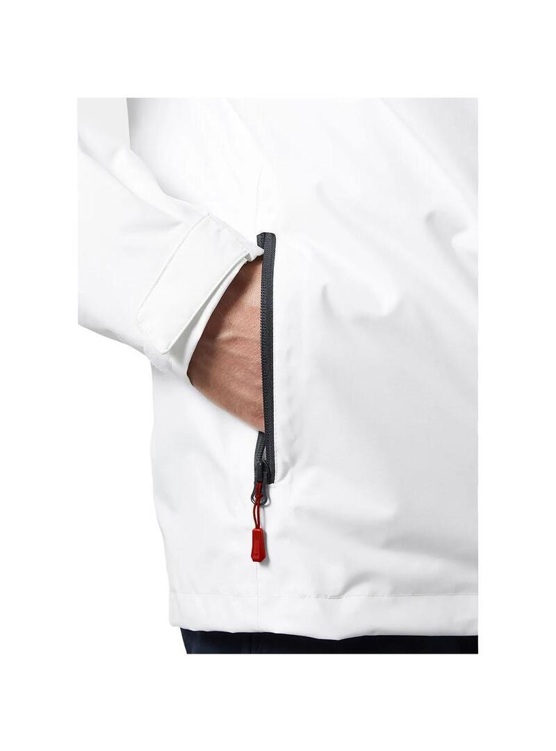 Chaqueta Blanca Helly Hansen Crew Hooded Midlayer Sailing Jacket 2.0 White 7/7
