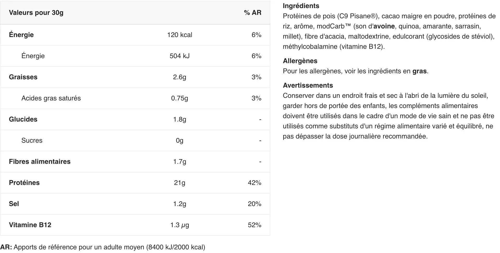 Weider Vegan Protein (750g) Brownie - Chocolate - Eiwitten - Veganistisch eiwit 2/4