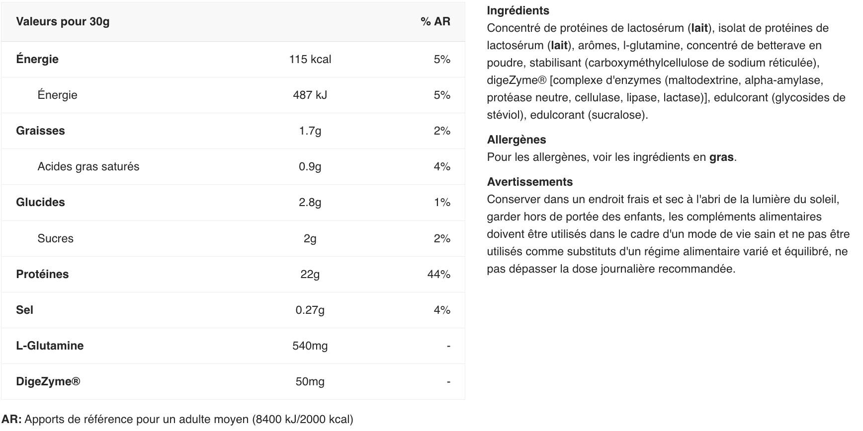 Whey isolate - Nitro Whey Super Formula - Gâteau au Fromage et à la Fraise 2/3